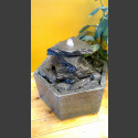 Indoor Fontein Set Cascade grijs zwart 3 delige in hexagonaal Granieten Bak