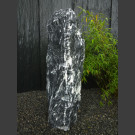 Monoliet van Marmer grijs wit 113cm hoog