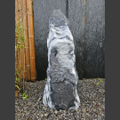 Alaska Monoliet van Marmer zwart wit 100cm hoog