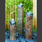 Bronsteen Triolieten Basaltzuilen gepolijst 75cm