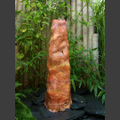 Compleetset fontein Monoliet Travertin geslepen 80cm