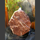 Bronsteen  Rots van rood-wit marmer 45cm