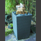 Terras Fontain Set Cascade beige Zandsteen in basket