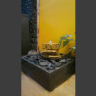 Indoor Fontein Set Cascade beige Zandsteen 3 delige in vierkant Granieten Bak