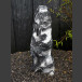 Alaska Monoliet van Marmer zwart wit 82cm hoog