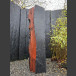 Solitäresteen zwart kleurrijke Leisteen 143cm hoog