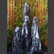 Bronstenen Triolieten marmer zwart-wit geslepen 120cm
