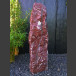 Monoliet van roode marmer 129cm hoog