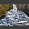 Compleetset Fontain Waterloop Cascade geslepen Marmer