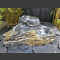 Compleetset Fontain Waterloop Cascade geslepen Marmer