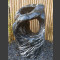 Marmer showstone sculptur zwart-wit 130cm