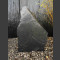 Solitäresteen zwart Leisteen 74cm hoog