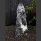 Alaska Monoliet van Marmer zwart wit 83cm hoog