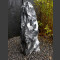 Alaska Monoliet van Marmer zwart wit 82cm hoog