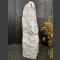 Monoliet van wit marmer 156cm hoog