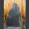 Solitäresteen zwart kleurrijke Leisteen 84cm hoog