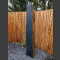 Solitäresteen zwart kleurrijke Leisteen 234cm hoog