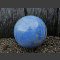 Bal van Azul Macauba gepolijst 30cm
