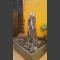 Indoor Fontein Set Marmer Monolith zwart-wit geslepen in vierkant Granieten Bak