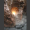 Bronsteen Lava Vulkaan 110cm3