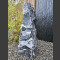 Alaska Monoliet van Marmer zwart wit 93cm hoog