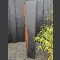 Solitäresteen zwart kleurrijke Leisteen 143cm hoog