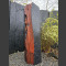 Solitäresteen zwart kleurrijke Leisteen 143cm hoog