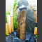 Compleetset fontein Basaltzuile gepolijst  75cm1