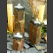 Bronsteen Triolieten Basaltzuilen gepolijst 50cm2