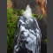 Compleetset fontein marmer zwart-wit 80cm3