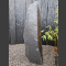 Monoliet van zwart Leisteen 132cm hoog