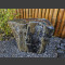 versteend hout zwart 55cm