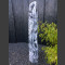 Alaska Monoliet van Marmer zwart wit 156cm hoog